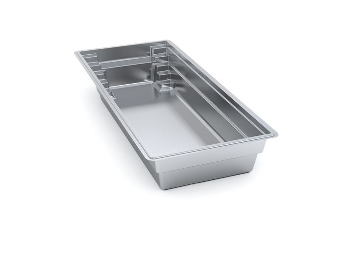 The Freedom – fiberglass pool – Imagine Pools The freedom inground fiberglass pool: 3d render
